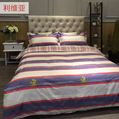 Summer simplified IKEA cotton four piece single man double cotton bedding 1.5/1.8m bedsheet was arbitrage 1.5m (5 ft) bed.