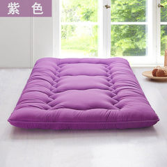 Thickening 10cm tatami sponge mattress, student dormitory floor bed, 1.5m1.8 m folding cushion 1.2 thickened 10 cm purple send pillow 90*190cm