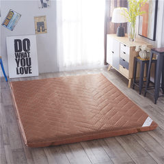 Thickening 10cm tatami sponge mattress, student dormitory floor bed, 1.5m1.8 m folding cushion 1.2 thickened 4D breathable 10 cm - coffee color to pillow 90*190cm