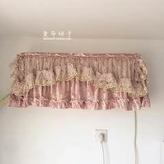 High-end European air conditioning cover hook jinsirong cloth dust cover air conditioning set lace hanging type air conditioner cover 1.5P1P Pleasing to the eye, the 181 highest