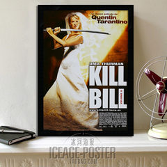 Kill Bill movie posters, bar decoration paintings, framed paintings, living rooms, restaurants, personalized murals, hanging paintings, study 70*70cm Other types D Oil film laminating + low reflective organic glass