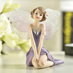 European Home Furnishing naughty Angel Fairy Doll resin decoration decoration decoration Jushi birthday gift package mail 78 Seven thousand eight hundred and seven