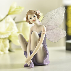 European Home Furnishing naughty Angel Fairy Doll resin decoration decoration decoration Jushi birthday gift package mail 78 Seven thousand eight hundred and eight