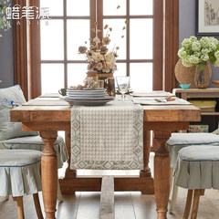 Send gift table cloth jacquard fabric crayons Chinese American European modern round table linen suit 30*40cm