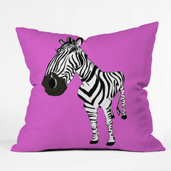 European simple lovely child pillow cushion bed cushion children creative cartoon zebra gift Large square pillow: 50X50cm