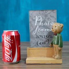 The countryside 6 inch photo cute bear table multifunctional cafe bar menu price list card 150x180cm Pink The bear 6 inch