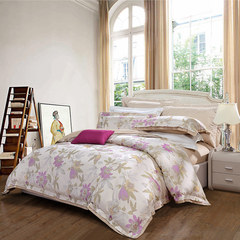 Fuanna cotton jacquard Four Piece Kit 1.8m Cotton Double Suite Sophia bedding bedding Sophia 1.5m (5 feet) bed