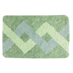 Simple small fresh water wash bath mat anti-skid pad platform soft deformation mat machine foot pad 60CM× 90CM Grass hemp pattern