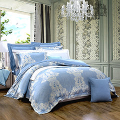 Anna textile cotton jacquard four sets of times square 1.8 meters double bed linen cotton Suite Times Square 1.5m (5 feet) bed