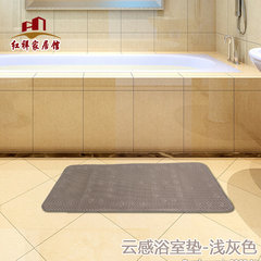 Floor mat, bathroom door, antiskid mat, bathroom shower mat, shower room, shower toilet, water cushion pad, door mat 91cmX43cm 3D cloud feel bathroom mat - light gray