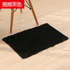 Long staple absorbent pad into the mat anti-skid carpet mats Home Furnishing bathroom mat kitchen mats Custom size please consult customer service Circle black