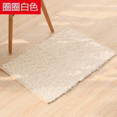 Long staple absorbent pad into the mat anti-skid carpet mats Home Furnishing bathroom mat kitchen mats Custom size please consult customer service Circle white