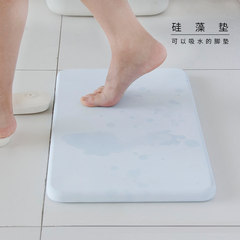 Poly lovely diatomite mat, home slip pad, rapid water absorption, antibacterial mat, bathroom absorbent pad