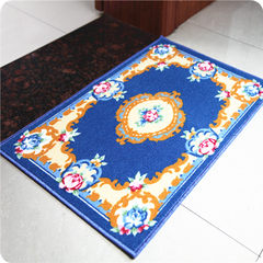 Special price huiduo door mat door mat door mat kitchen bathroom water absorbent mat carpet thin 60× 120CM blue print