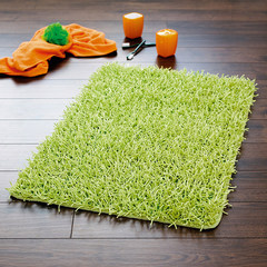 Germany imported door doormat inside the living room bedroom kitchen Restroom water bathroom antiskid mat mat Green lawn 90X60CM