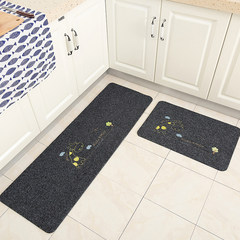 Kitchen floor mat long slip-proof and oil-proof foot pad bathroom door bedroom carpet door mat 40*120cm collection send the same style giraffe - gray