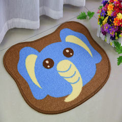 Special price: huiduo cute cartoon floor mat for children, toilet mat, anti-skid foot pad, door mat, latex 40× 60CM cute baby elephant
