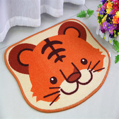 Special price: huiduo cute cartoon floor mat for children, toilet mat, anti-skid foot pad, door mat, latex 40× 60CM orange tiger