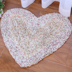 Gucci Cotton Quilted pad love Korean garden mat mat cloth cotton machine washable mat Peach 30*50cm Cascade love C