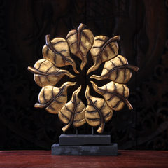 泰国工艺品实木雕刻摆件客厅装饰摆设东南亚复古环保家居用品摆件