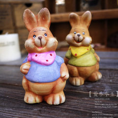 [ZAKKA- Bunny] interesting pottery simple creative jewelry ornaments Home Furnishing lovely birthday gift