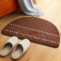 A door mat mat mat mat dust rub door hall doorway carpet antiskid mat 40x63cm Garden walk semicircle coffee