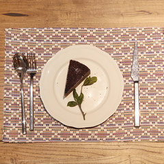 [] she could reflect American Pastoral folk style table cloth pad thickening bowl pad insulation pad mat Western-style food table mat The 1944. meters 32*45 (4 sets)