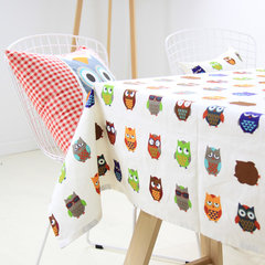Owlets Korea Mianma fresh and lovely table cloth / cloth 65+17 vertical *180cm