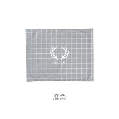 Nordic simple thickening meal pad, baking cloth napkins, table mats, printing cloth, dinner plates, mats, heat insulation pad Antlers Customized do not change, take the change