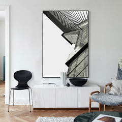 Bai Xuan, modern style art photography, black and white hanging painting, living room decoration painting, office murals, triple painting 50*60 (CM) Other types C - Admiration Home brand originality