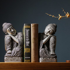 The home decoration decoration Buddha book stalls in Southeast Asia study book decoration Thailand Buddha on a creative bookend