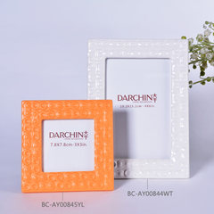 Recommended photo frame, ceramic, modern Chinese square, 3 inch photo frame, 6 inch frame, orange white orange gear series 150x180cm Pink