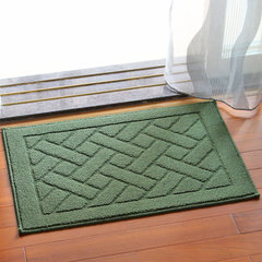 Door mat foot mat porch door dust mat kitchen strip mat bathroom door anti-skid carpet 45× 70cm short cyan
