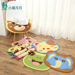 Special price: huiduo cute cartoon floor mat for children, toilet mat, anti-skid foot pad, door mat, latex 40× 60 cm