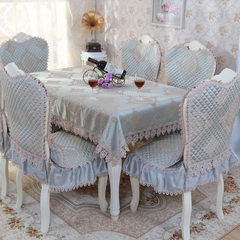 The classic European style luxury cloth lace tablecloth table cloth soluble lace table cloth seat cover cushion package 65+17 vertical *150cm