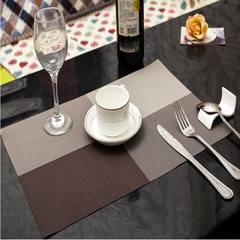 Square PVC coffee pad, waterproof mat, heat insulation table mat, table mat / mat Back towel 67*78