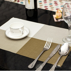 Square PVC tyrant gold meal pad waterproof dining pad, heat insulation table mat, table mat / mat Back towel 67*78