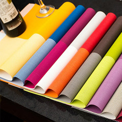 Square PVC multi green cushion, waterproof mat, thermal insulation mat, table mat / mat