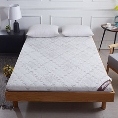 Thickened bed mattress 1.5m bed 1.8m bed 1.8m single pair 0.9m 1.2m student dormitory tatami mat mattress breathable knitting - elegant grey stripe 0.9m x2.0m- student dormitory bed