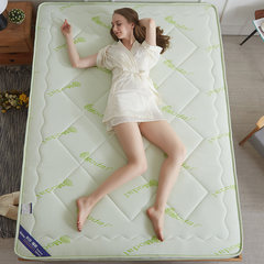 1.5m sponge 1.8m Simmons mattress thickened folding type tatami mattress mattress on the floor of economy Thickening 20 cm - fresh green 1.5X1.9m bed