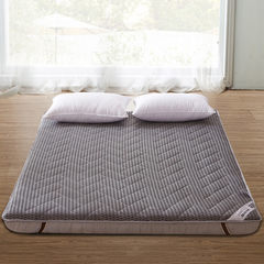 Air permeable mattress bed mattress pad is folded tatami mat floor MATS thickened 1.5m sheets 1.8m people double sheets thickened 4D grey 10cm 90*190cm