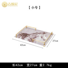 Simple modern tea containing horse pattern tray model Home Furnishing ornaments European style living room coffee table decorations Trumpet pallet
