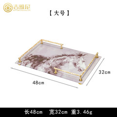 Simple modern tea containing horse pattern tray model Home Furnishing ornaments European style living room coffee table decorations Large pallet