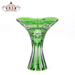 Modern minimalist creative crystal glass handicraft flower vase floral decor decoration Home Furnishing European culture