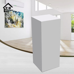 The entrance of the marble sculpture base showcase ornaments crafts crystal white Home Furnishing modern art base Custom size links