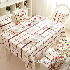 Mianma cloth tablecloth table coverings of European Garden simple modern England Plaid tablecloths Provence Plaid tablecloth 80*80cm
