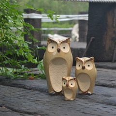 European American pastoral village retro ceramic owl Home Furnishing study living room decorations animal ornaments Ventral Owl