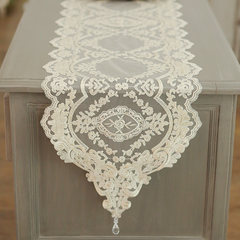 Korea golden gift gift gift table European American lace tablecloth table mat Pale gold 80*80cm