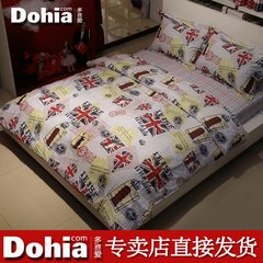 More like authentic goods, 2016 new cotton four sets of British impression England cotton suite bed products Four sets of pure cotton 1.2m (4 feet) bed