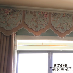 Chengdu curtain designer section of the American countryside living room bedroom solid Mianma shade You can edit it after you select it Window curtain